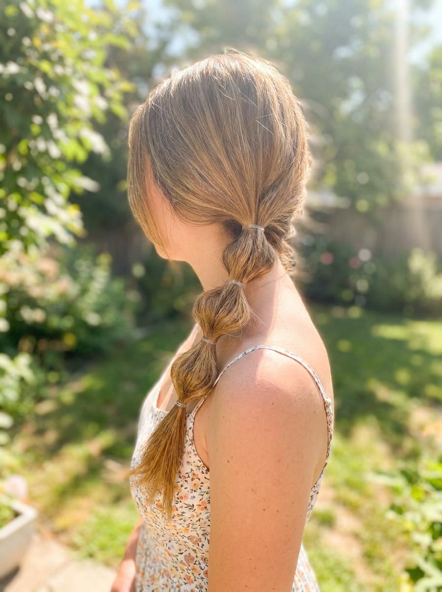 Bubble Braid für heiße Tage - Sommerfrisur für lange Haare